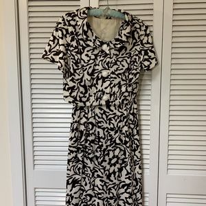 Vintage 1960s Dress & Jacket Set R&K Originals Abstract Floral Print